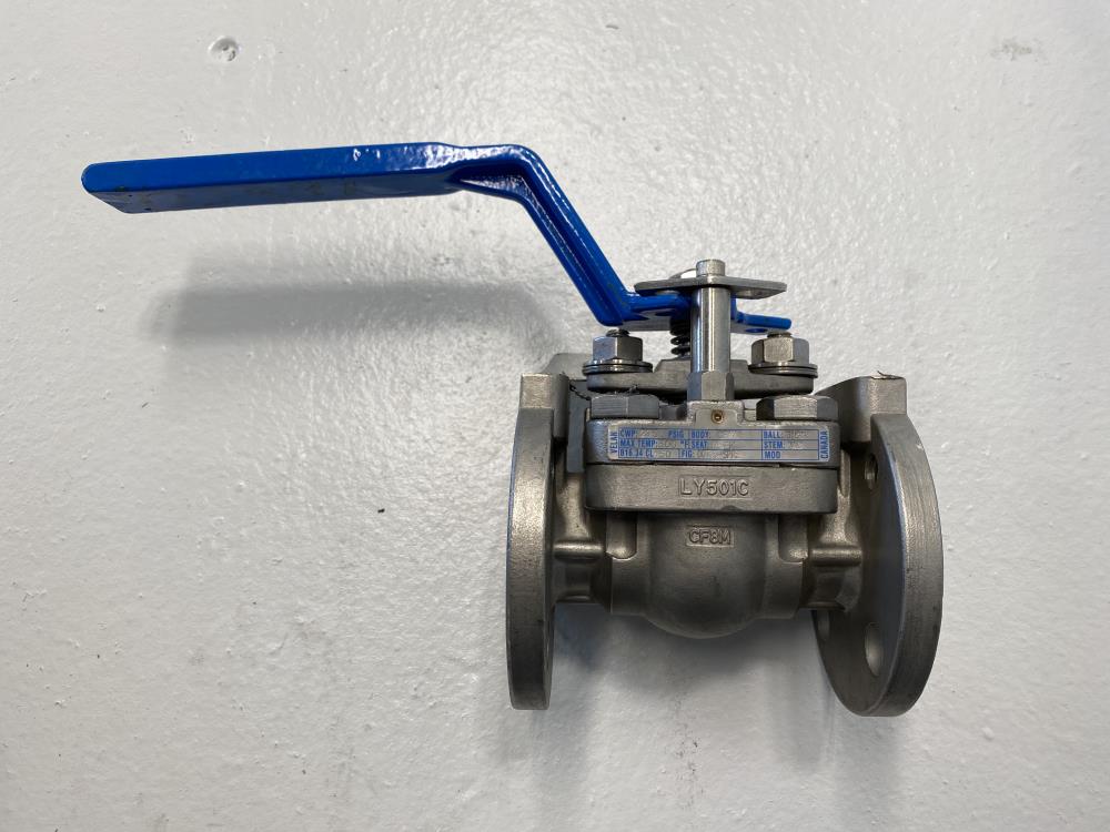 Velan RF 1" 150# CF8M Top Entry Ball Valve 00T13-SPPE